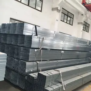 China Fornecedor dn50 soldado gi quadrado seção oca aço galvanizado 6 polegadas tubo de aço galvanizado para agricultura