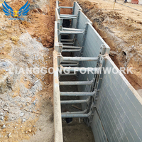 Caisse de chantier légère en acier Lianggong pour le posement de canalisations