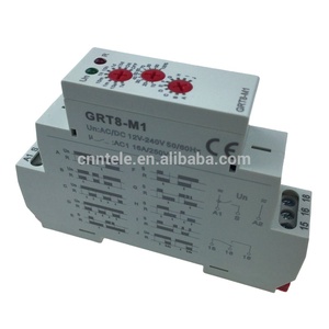 GRT8-M2 Miniatur-Multifunktions-Zeitrelais AC/DC12-240V 50/60Hz 16A Niedrigleistung Versiegeltes Universelles Zeitrelais 0,1s-10 Tage A1-A2 Anschlüsse - Product Image 5