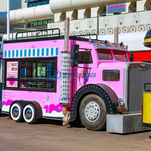 Fabrieksprijs Mobiele Restauratierijwagen Mobiele Keuken Snack Food Verkoop Autotransport Gekoelde Restauratiewagen