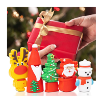 Clé USB en PVC souple pour les fêtes, clé USB en forme de saison des fêtes, USB2.0/3.0, logo personnalisé, cadeau promotionnel pour les fêtes, clé USB