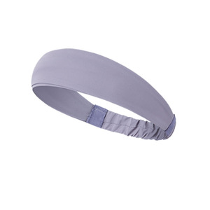 Solid Color Ice Silk Sweatband Breathable High Elastic Running Headband For Women - Product Image 4