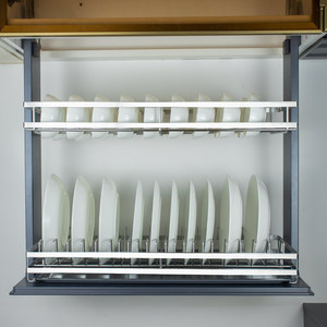 OEM ODM Cesta Extraíble Automática Cocina <span class=keywords><strong>OneClick</strong></span> Cocina Doble Elevación Touch Cesta Extraíble Cocina - Product Image 1