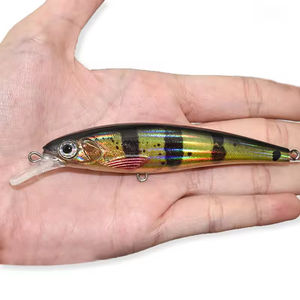 <span class=keywords><strong>Fil</strong></span> d'appât artificiel en ABS et métal à travers le leurre de pêche Jerkbait méné flottant pour les espèces cibles de <span class=keywords><strong>truite</strong></span> dans les rivières - Product Image 4