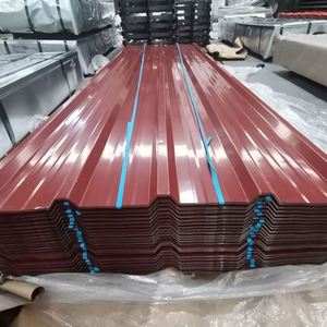 Matériaux de construction Tsingshan, tôles de toiture en acier galvanisé ondulé PPGI avec services de découpe et de soudage, norme ASTM - Product Image 5