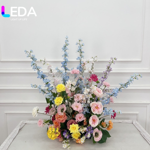 LEDA ชุดดอกไม้ประดิษฐ์แบบใหม่ ดีไซน์ตามสั่ง สำหรับตกแต่งโต๊ะกลางงานแต่งงาน - Product Image 1