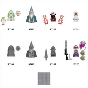 Jouet de construction éducatif RT8015, figurines de personnages de films fantastiques avec accessoires de scène riches pour les enfants et les collectionneurs - Product Image 1