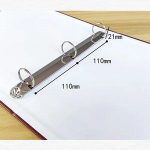 A4 Size Expansible Thick <strong>Hard</strong> Board File Folder with Big Ring Binder Custom Logo Printed Paper or PU Linen - Product Image 2