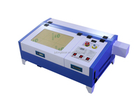Machine de gravure laser CO2 40W 4040 refroidie par eau CNC, formats graphiques AI pour bois, MDF, verre, acrylique, non-métaux et tissus