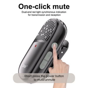 Micrófono Lavalier Inalámbrico <span class=keywords><strong>de</strong></span> Mano 2.4G con Cancelación <span class=keywords><strong>de</strong></span> Ruido, Sistema PA Portátil, Micrófono <span class=keywords><strong>de</strong></span> Solapa para Profesores, Yoga, Personas Mayores, Guías Turísticos - Product Image 4