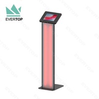 LSF09B LED Back-Lit Brandable Tablet Holder Anti Theft Tablet Stand POS Tablet Security Stand pour iPad Android 12.9 "10" 11 ".