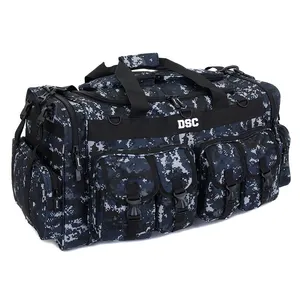 Tas Duffle Digital Pria, Tas Perjalanan Camo Besar 30 Inci Acu Navy, Kustom