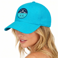 Topi Baseball Wanita Mewah Gorras Berkualitas Tinggi Custom 6 Panel Bordir Logo Brim Melengkung Bahan Polyester Katun untuk Olahraga