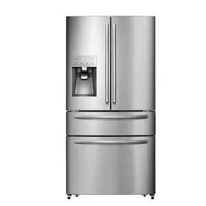 Морозильная камера и холодильник из нержавеющей стали с дозатором воды No-frost Home 525L