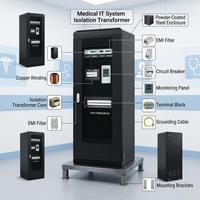 Transformateur d'isolement IT monophasé pour usage médical, fabriqué en Chine, 6,3 kA, avec bobine à enroulement toroïdal pour hôpital