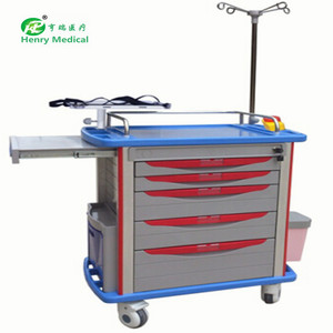 Fabrieksprijs <span class=keywords><strong>Abs</strong></span> Medicijnafgifte <span class=keywords><strong>Trolley</strong></span> Medische Anesthesiekar - Product Image 6