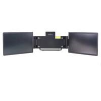 Monitor Portabel Tripel untuk Laptop 1200x2000 IPS HDR Speaker Port Dual Type-C Kompatibel dengan Windows/Mac