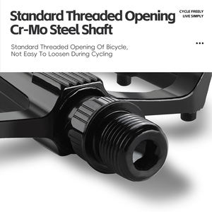 WEST BIKING 3 rodamiento <span class=keywords><strong>de</strong></span> aleación <span class=keywords><strong>de</strong></span> aluminio Pedal <span class=keywords><strong>de</strong></span> ciclismo ensanchar antideslizante <span class=keywords><strong>eje</strong></span> <span class=keywords><strong>de</strong></span> acero Pedal <span class=keywords><strong>de</strong></span> <span class=keywords><strong>bicicleta</strong></span> para MTB <span class=keywords><strong>bicicleta</strong></span> <span class=keywords><strong>de</strong></span> carretera - Product Image 2