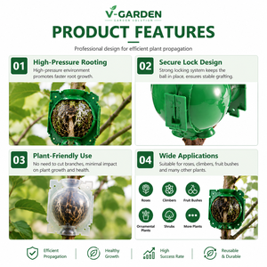Dispositif d'Enracinement à Haute Pression pour Plantes <span class=keywords><strong>en</strong></span> Gros Prêtes pour l'Expédition FBA, Tailles 5cm / 8cm / 12cm - Product Image 2
