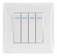 Interrupteur standard OEM EU/UK et prise électrique universelle durable pour le mur de la maison