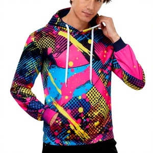 Sweat à capuche doublé 350 g/m² avec logo Puff, épaules tombantes, personnalisé, en polaire recyclée écologique, unisexe, pour homme, printemps - Product Image 3