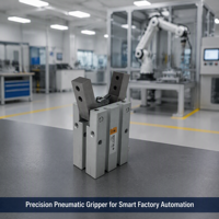 Pince pneumatique de précision SHY, type fulcrum, doigt pneumatique, aimant DA précis et réplicable pour l'automatisation des lignes de production