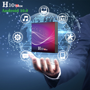 H10 Max <span class=keywords><strong>TV</strong></span> Box 10.0 Android 4GB RAM 64GB ROM Allwinner H616 Quad Core 2.4G WIFI 6K lettore multimediale HDR Set Top Box - Product Image 5
