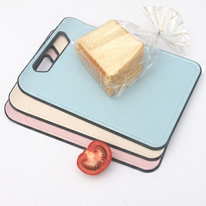 Planche à découper de haute qualité en paille de blé, planche à découper pour fruits et légumes, planches à découper de cuisine avec poignée - Product Image 6
