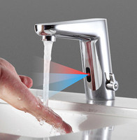 Robinets de lavabo modernes montés sur le pont à levier unique, mitigeur de salle de bains automatique de sense F193