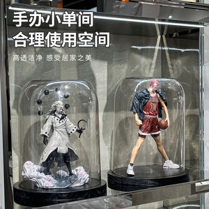 Transparent Acrylic Figurine Storage Box Large Capacity Dust Cover Cylindrical <b>Display</b> <b>Case</b> For Collectibles - Product Image 3