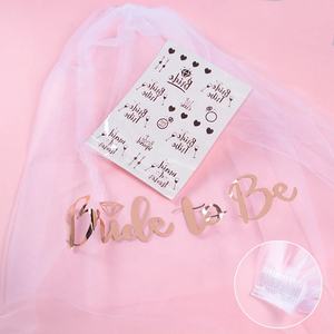 Novia a ser fiesta decoración <span class=keywords><strong>velo</strong></span> satén faja <span class=keywords><strong>diadema</strong></span> tatuaje pegatina <span class=keywords><strong>despedida</strong></span> <span class=keywords><strong>de</strong></span> <span class=keywords><strong>soltera</strong></span> boda favores <span class=keywords><strong>despedida</strong></span> <span class=keywords><strong>de</strong></span> <span class=keywords><strong>soltera</strong></span> Paty suministros - Product Image 3