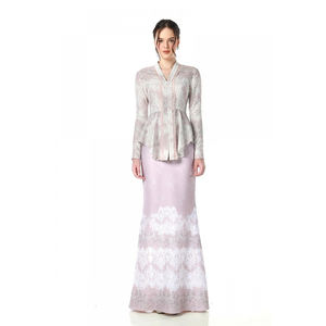 Ultima moda modello <span class=keywords><strong>Online</strong></span> Malaysia Floral Design Plus Size donna Jilbab Baju Kurung <span class=keywords><strong>abbigliamento</strong></span> islamico - Product Image 1