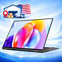 Stock disponible en entrepôt américain, ordinateur portable tactile 16 pouces Ryzen 3 3300U 360 convertible WUXGA IPS, ordinateur portable professionnel, vente en gros OEM