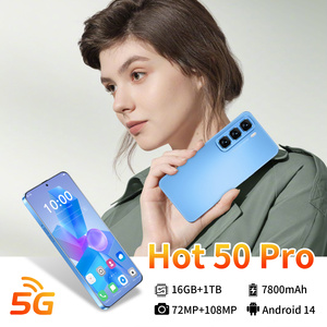 รายการสินค้าใหม่ Hot50 Pro 7.3นิ้วแอนดรอยด์จอ incell โทรศัพท์<span class=keywords><strong>มือ</strong></span><span class=keywords><strong>ถือ</strong></span>16G 1TB ที่เก็บข้อมูลจริง4G LTE CDMA เวอร์ชันสากลร้อน50 Pro - Product Image 3