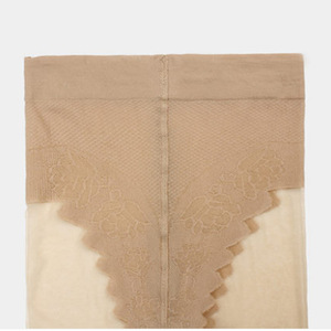 Seamless Pantyhose For Women Dark Gray Skin Color Coffee Thin Sheer Bow Pattern Zhejiang Origin Hand Wash Only - Product Image 4