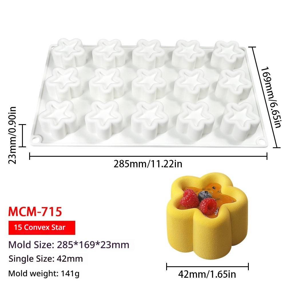 (15 étoiles concaves consécutives 141g) mcm-715