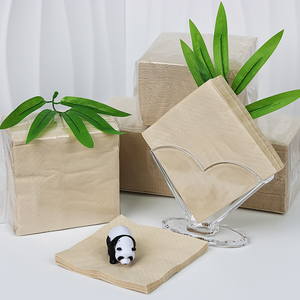 Vente chaude prix d'usine trois couches doux jetable mouchoirs en papier de serviette en fibre de pulpe de bambou en gros - Product Image 1