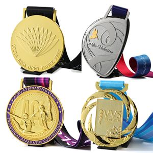Médaille de Danse Personnalisée en Gros avec Logo, Médaille Sportive en Métal pour Course, Gymnastique, Patinage, Médaille Scintillante, Médaille d'Or - Product Image 4