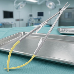 Porte-aiguille chirurgical manuel Najmmy en acier inoxydable, forceps certifié CE, instrument de chirurgie générale, classe I - Product Image 3