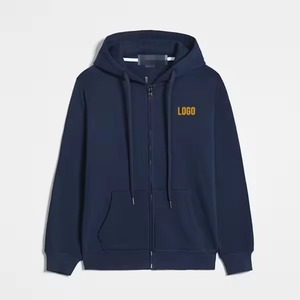 Sudadera con capucha y cremallera de felpa gruesa <span class=keywords><strong>para</strong></span> hombre, estilo urbano, tamaño personalizado, venta <span class=keywords><strong>al</strong></span> <span class=keywords><strong>por</strong></span> <span class=keywords><strong>mayor</strong></span> directa de fábrica - Product Image 1