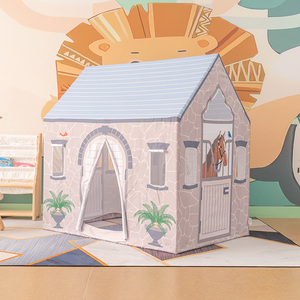 Grande <span class=keywords><strong>tente</strong></span> de <span class=keywords><strong>jeu</strong></span> pour bébé en toile, maison de <span class=keywords><strong>jeu</strong></span> pliable pour tout-petits, <span class=keywords><strong>tente</strong></span> de <span class=keywords><strong>jeu</strong></span> portable pour enfants, intérieur et extérieur - Product Image 2