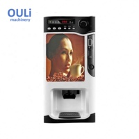 Distributeur automatique de café et de thé multi-options, machine à café instantané à monnayeur