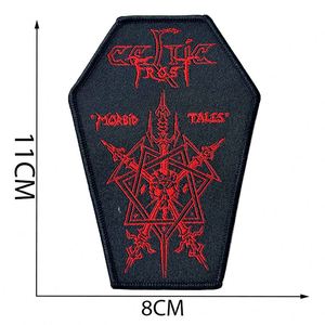 Custom Parches Bulk New <b>Design</b> Made Club Name Iron on Woven Patch Brand Logo Badges Applique Clothes Patches - Product Image 4