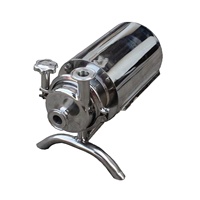 Pompe centrifuge sanitaire en acier inoxydable de qualité alimentaire pour le transfert de liquides, boissons, vin, alcool, lait