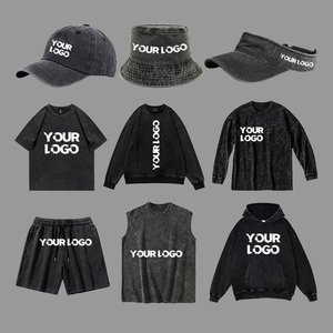 Camiseta Personalizada de Estilo Nuevo para Hombre, Camisetas Extra Grandes de Alta Calidad para Hombre, 100% Algodón, Camiseta Vintage Lavada al Ácido con Cuello Redondo - Product Image 4