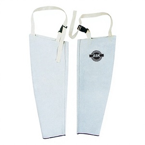 Guantes de soldador de cuero vacuno, resistentes al fuego, certificados, resistentes a desgarros, para soldadura y mecánica. - Product Image 1