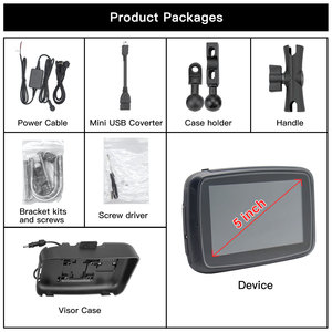 GPS navigation xe máy IPX7 không thấm nước Apple Carplay Màn hình hiển thị di động xe máy không dây <span class=keywords><strong>Android</strong></span> tự động màn hình - Product Image 3