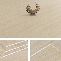Revêtement de sol SPC rigide à emboîtement par clic, surface travertin, pour chambre, bureau, supermarché, décoration de sol intérieur