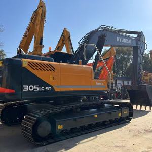 รถขุดมือสอง Hyundai R305LC-9T ขนาด 30 ตัน แบบตีนตะขาบ พร้อมเครื่องยนต์ดีเซล ปั๊ม มอเตอร์บุ้งกี๋ ผลิตในเกาหลีใต้ รุ่น 305LC-9T 305 - Product Image 1