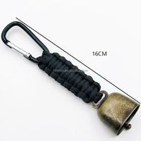 Porte-clés portable extérieur silencieux magnétique cloche d'ours pour la randonnée escalade camping pour la dissuasion de la faune